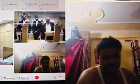 अदालती वीडियो कॉन्फ्रेंसिंग में व्यवधान डालने वाला शख्स गिरफ्तार