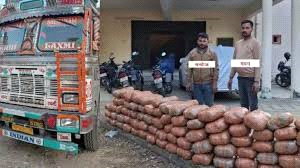 सोनभद्र में 1.60 कुंतल गांजा के साथ दो तस्कर गिरफ्तार