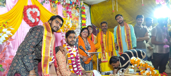 मेथीटीकुर में श्रीमद् भागवत कथा के पांचवे दिन भक्त भावविभोरःआचार्य ने भगवान कृष्ण के जन्म और लीलाओं की कथा सुनाई