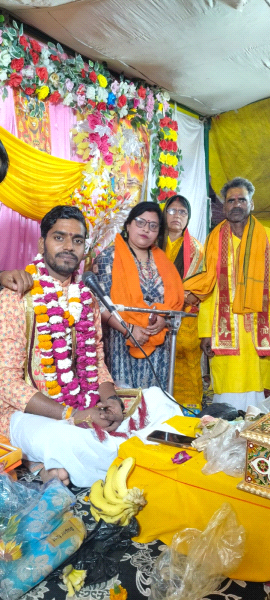 पूर्णाहुति के साथ श्रीमद् भागवत सप्ताह ज्ञान यज्ञ का समापन, उमड़ी श्रद्धालुओं की भीड़