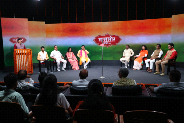 दूरदर्शन के लोकप्रिय कार्यक्रम " वंस मोर सीज़न 4" के अंतर्गत स्वतंत्रता दिवस विशेष कवि सम्मेलन की शूटिंग सम्पन्न 