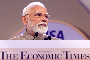 भारत में विश्व अर्थव्यवस्था को गति देने का सामर्थ्य:मोदी